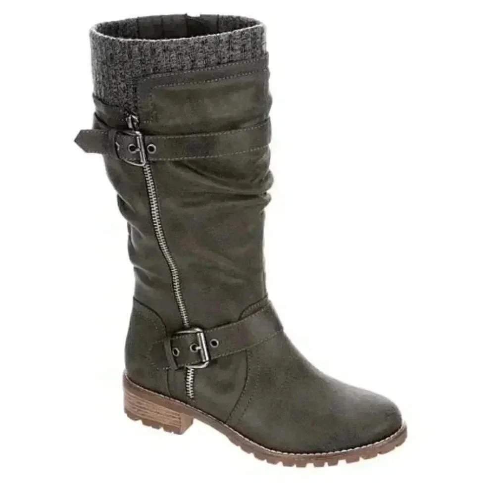 XAPPEAL WOMENS CHELSEY TALL BOOT - GREY